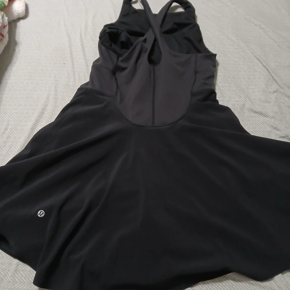 lululemon athletica Black Backless Skater Athletic Dress - Picture 3 of 4